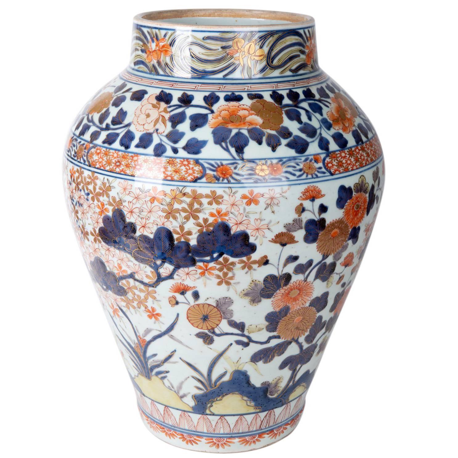 Large 18th Century Imari Vase