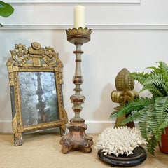 Grande candeliere barocco italiano del XVIII secolo