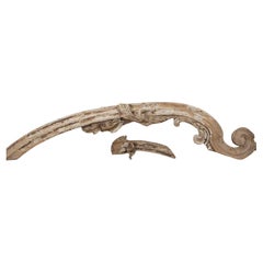 Large 18th Century Italian Carved 'Feather' Fragment