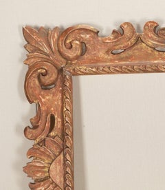 Large 18th Century Italian Carved Frame