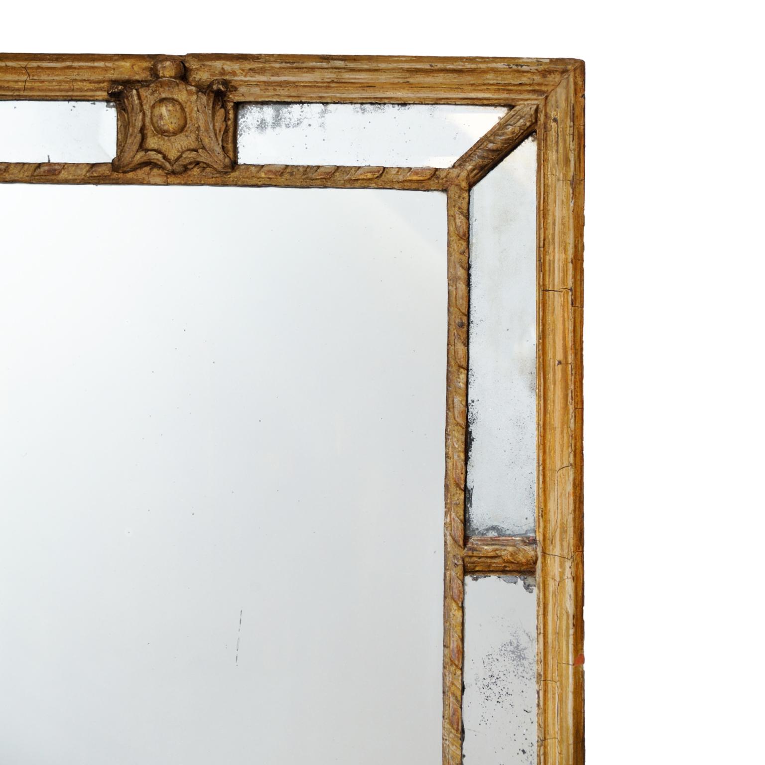 Large 18th Century Italian Giltwood Mirror, ​circa 1760 In Good Condition In Tetbury, Gloucestershire