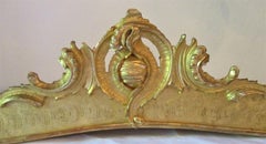 Large 18th Century Italian Giltwood Valance