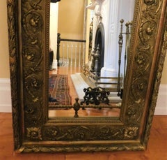 Large 18th Century Italian Gold Framed Mirror