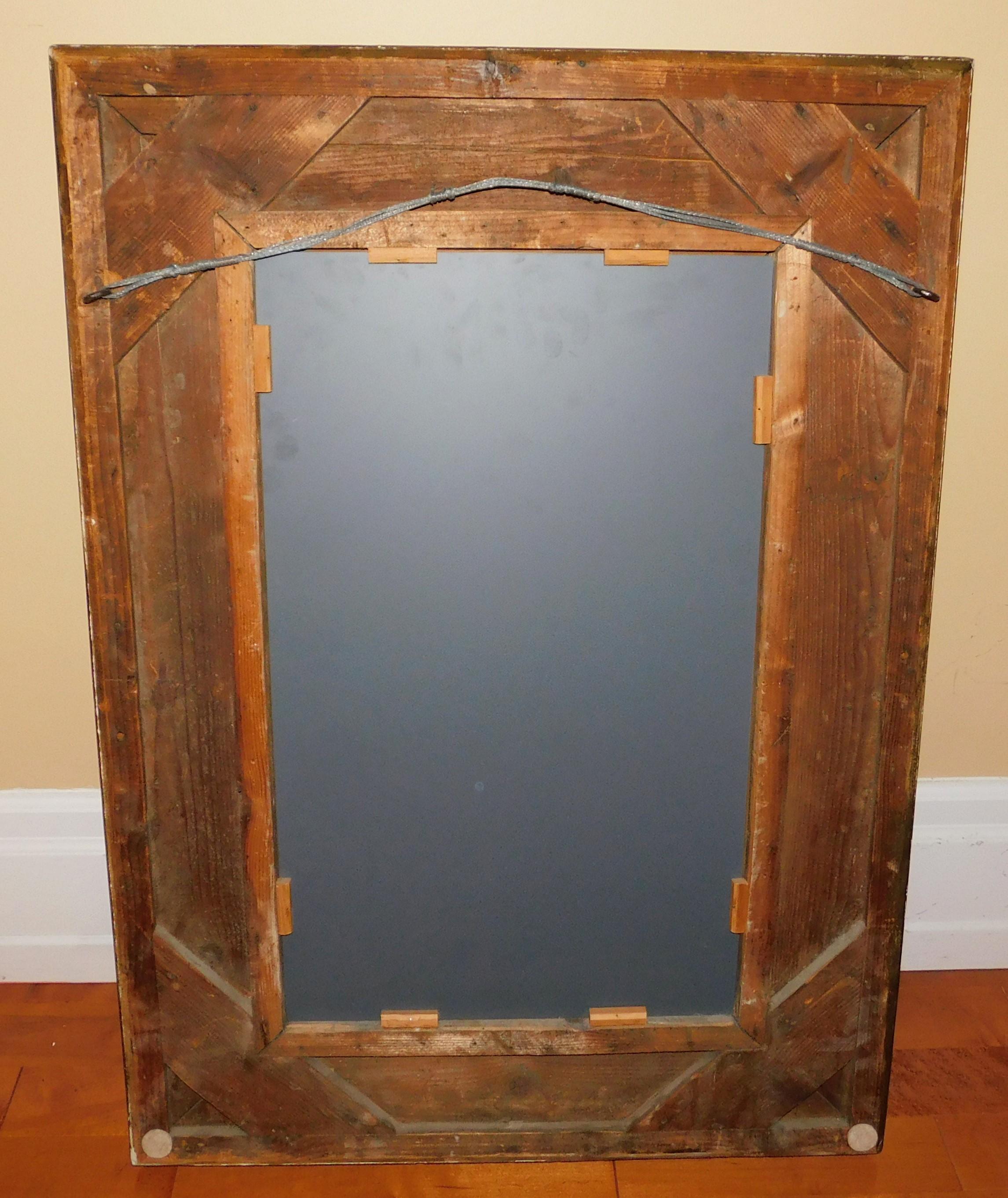 Large 18th Century Italian Gold Framed Mirror For Sale 4