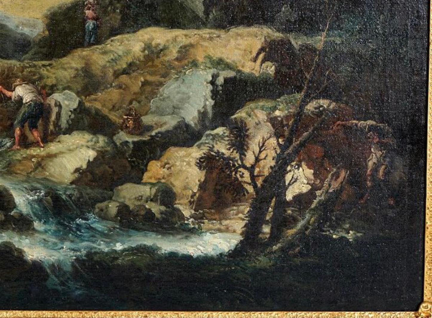 Large 18th Century Italian Landscape Painting 2