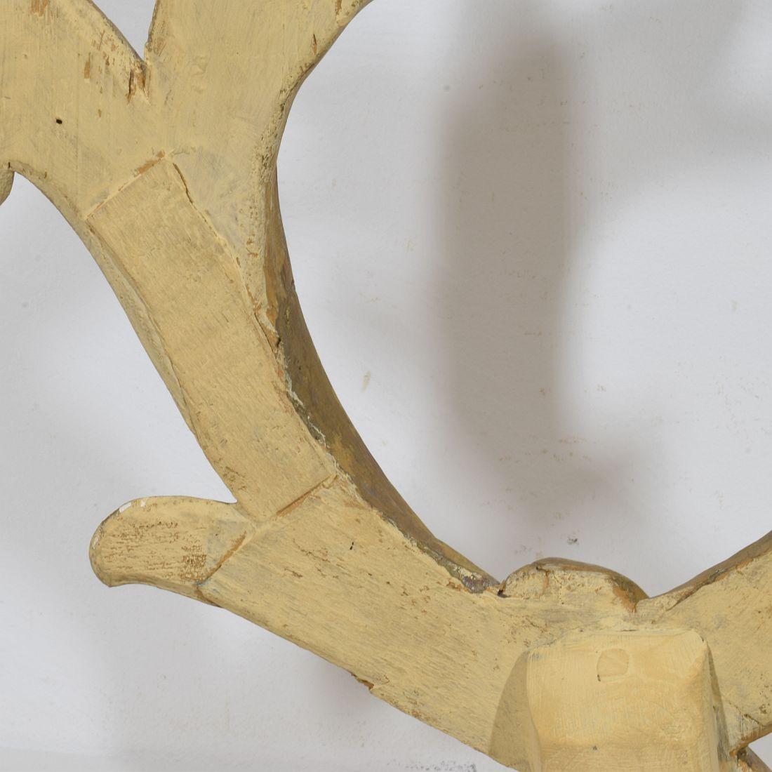 Grande ornamento in legno dorato intagliato neoclassico italiano del XVIII secolo in vendita 8