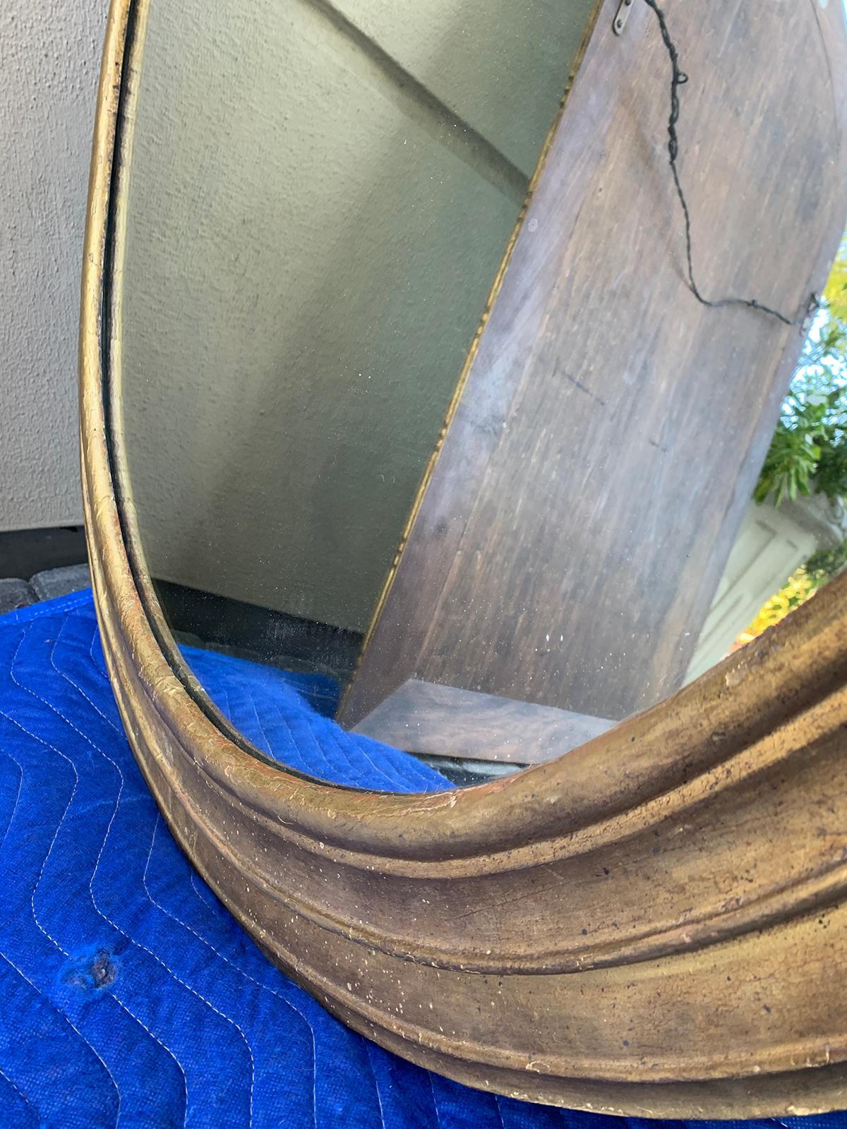 Large 18th Century Italian Neoclassical Oval Mirror 8