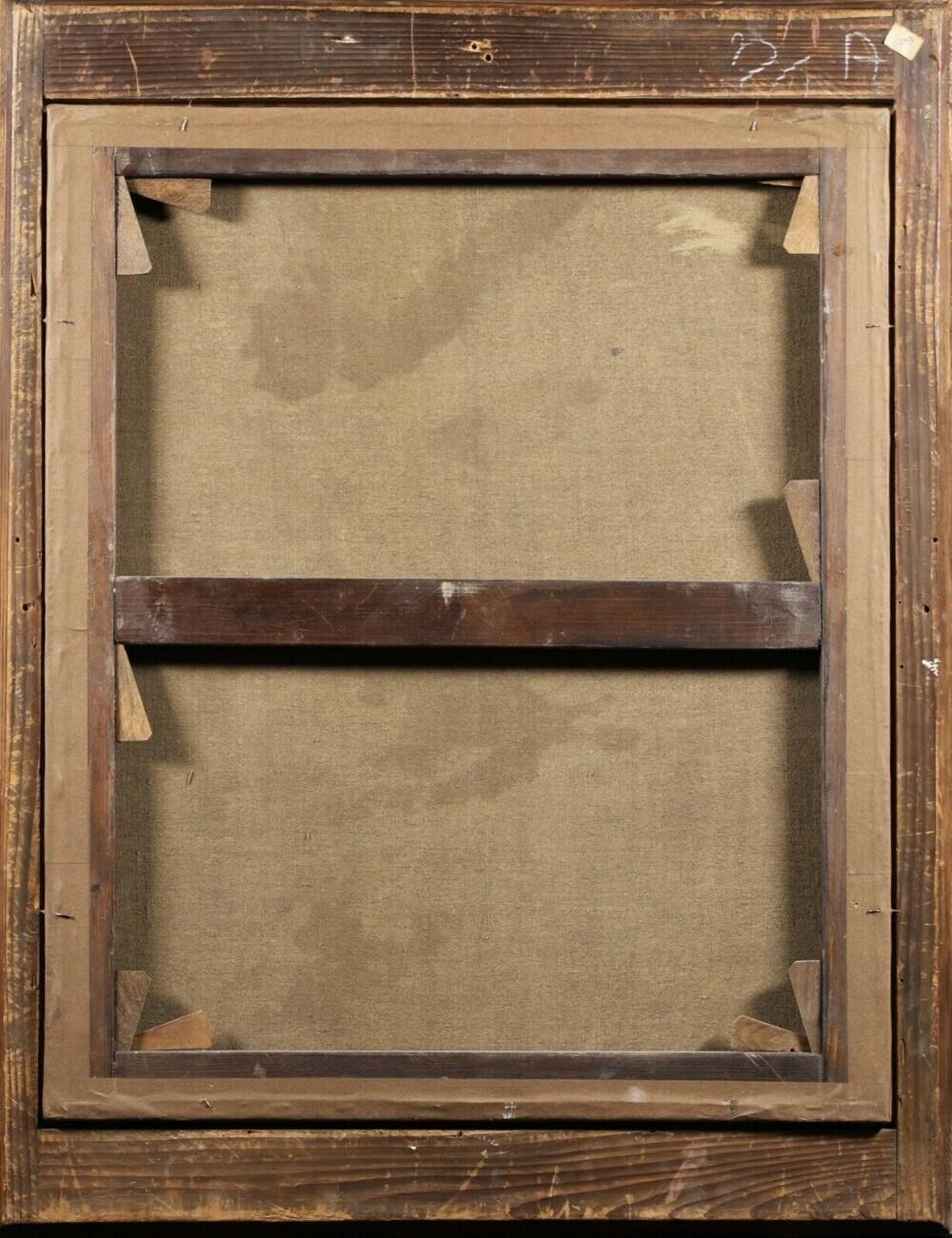 Fino al XVIII secolo Grande dipinto a olio ritratto di uno studioso del XVIII secolo in vendita
