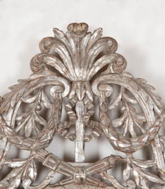 Large 18th Century Italian Silver Gilt Mirror