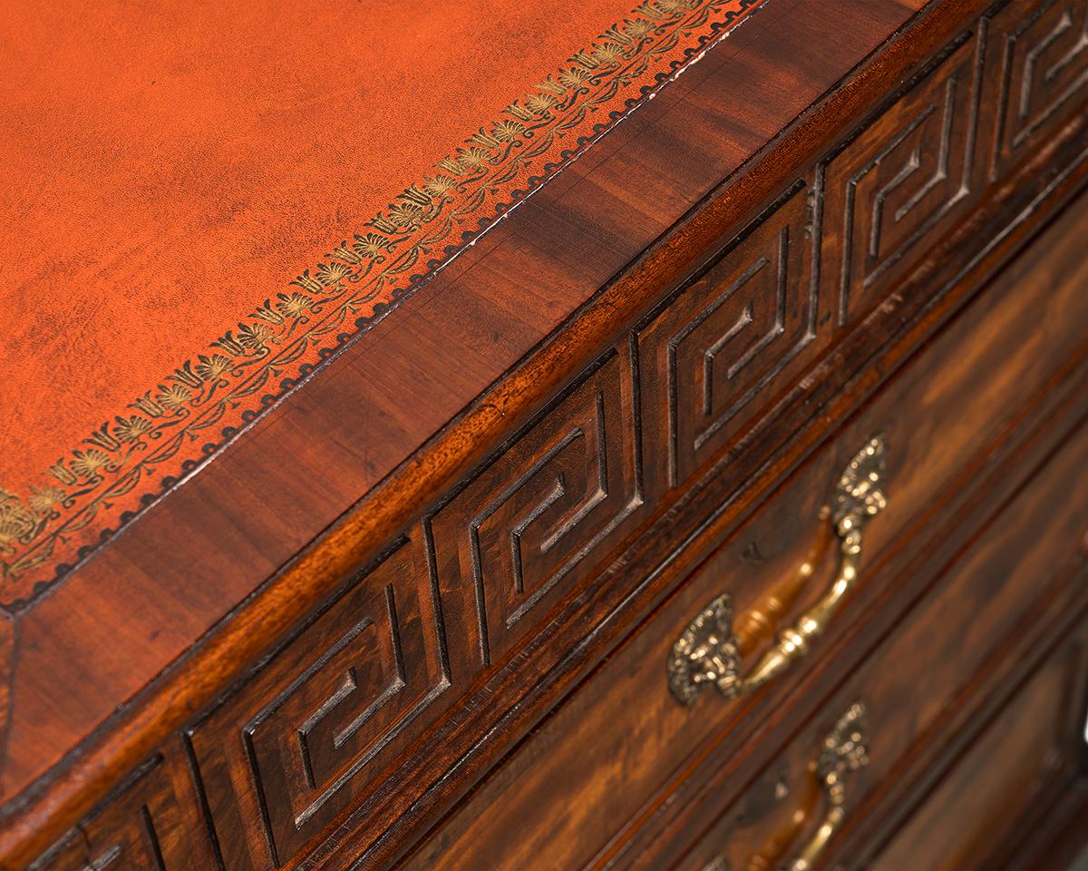 Large 18th Century Mahogany Partners Desk in the Chippendale Manner 1