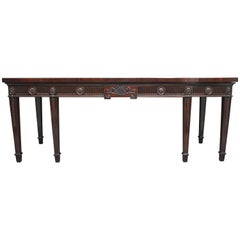 Large 18th Century Mahogany Serving Table