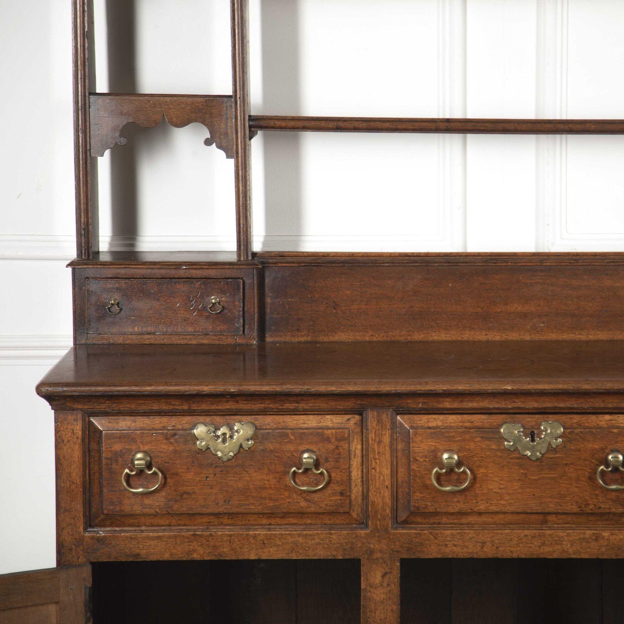 French Large 18th Century Oak Dresser For Sale