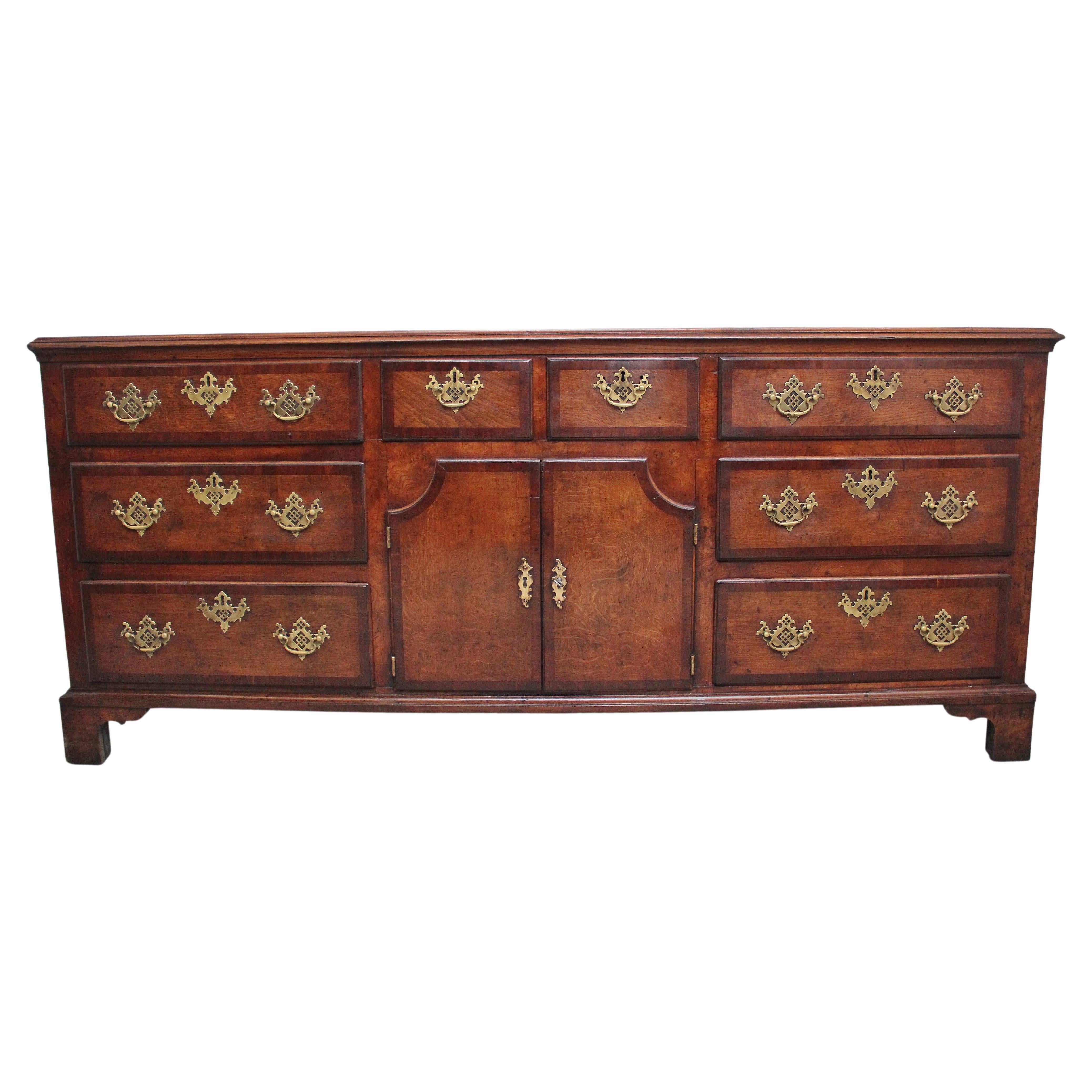 Large 18th Century Oak Dresser For Sale