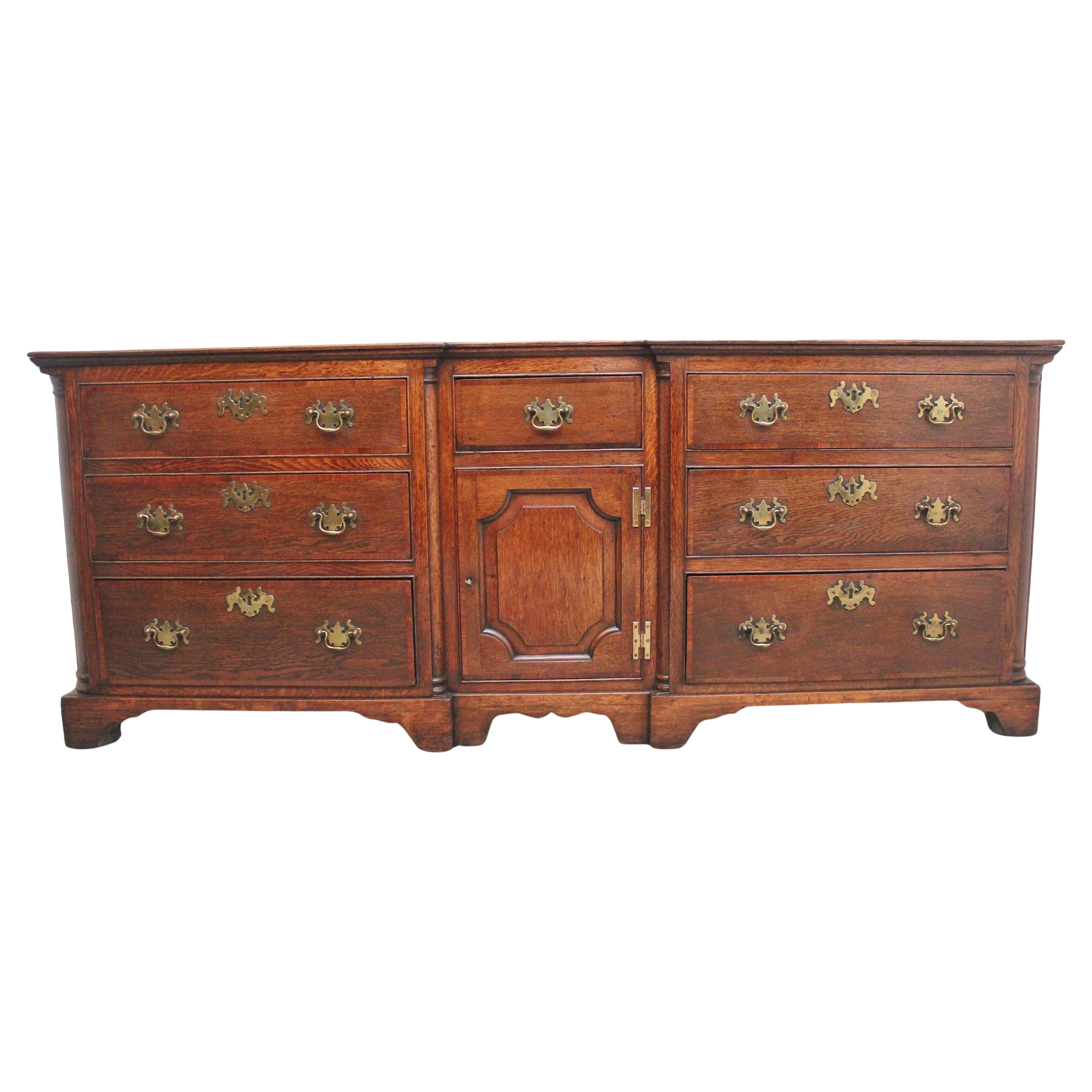 Large 18th Century oak dresser