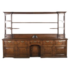 Antique Large 18th Century Oak Dresser