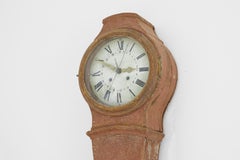 Large 18th Century Swedish Clock‏ with Original Paint