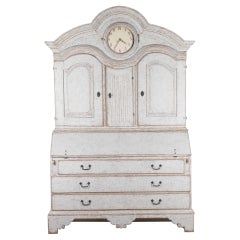 Gran armario reloj rococó de época del siglo XVIII