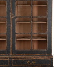 Large 18th Century Period Swedish Rococo Vitrine