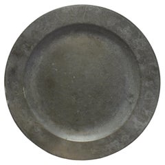 Large 18th Century Pewter Charger