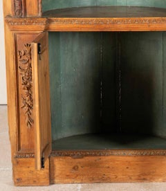 Large 18th Century Pine Corner Cupboard