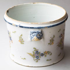 Large 18th Century Polychrome Rafraichissoir or Wine Cooler