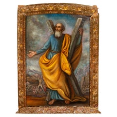 Large 18th Century Spanish Baroque Painting of Saint Andrew