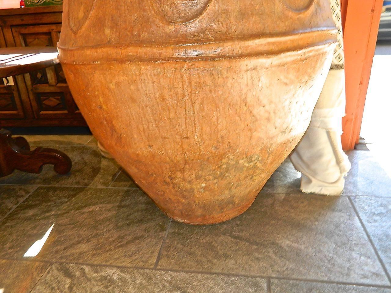Hand-Crafted Large 18th Century Spanish Terracotta Water Jar