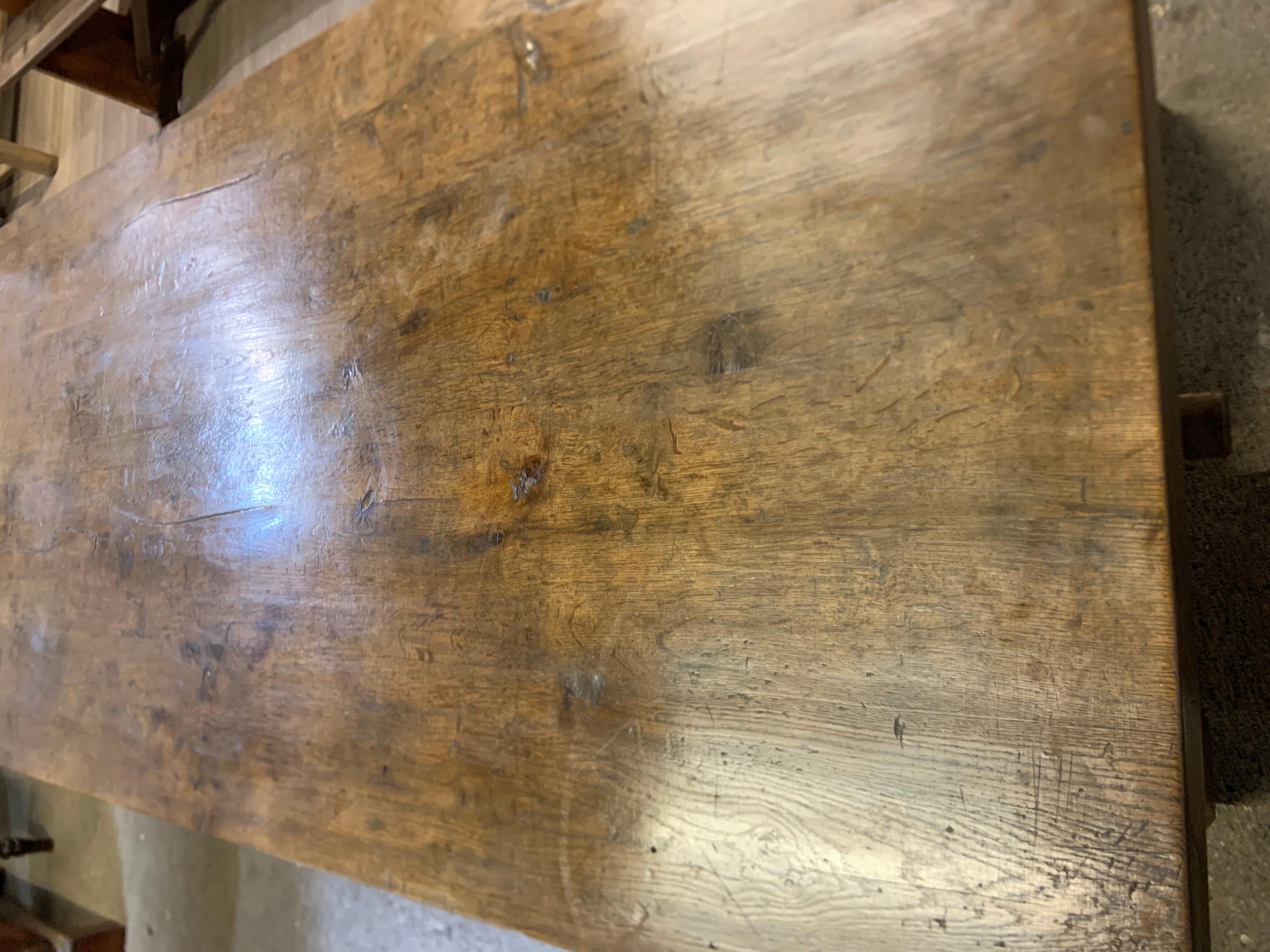 refectory table oak