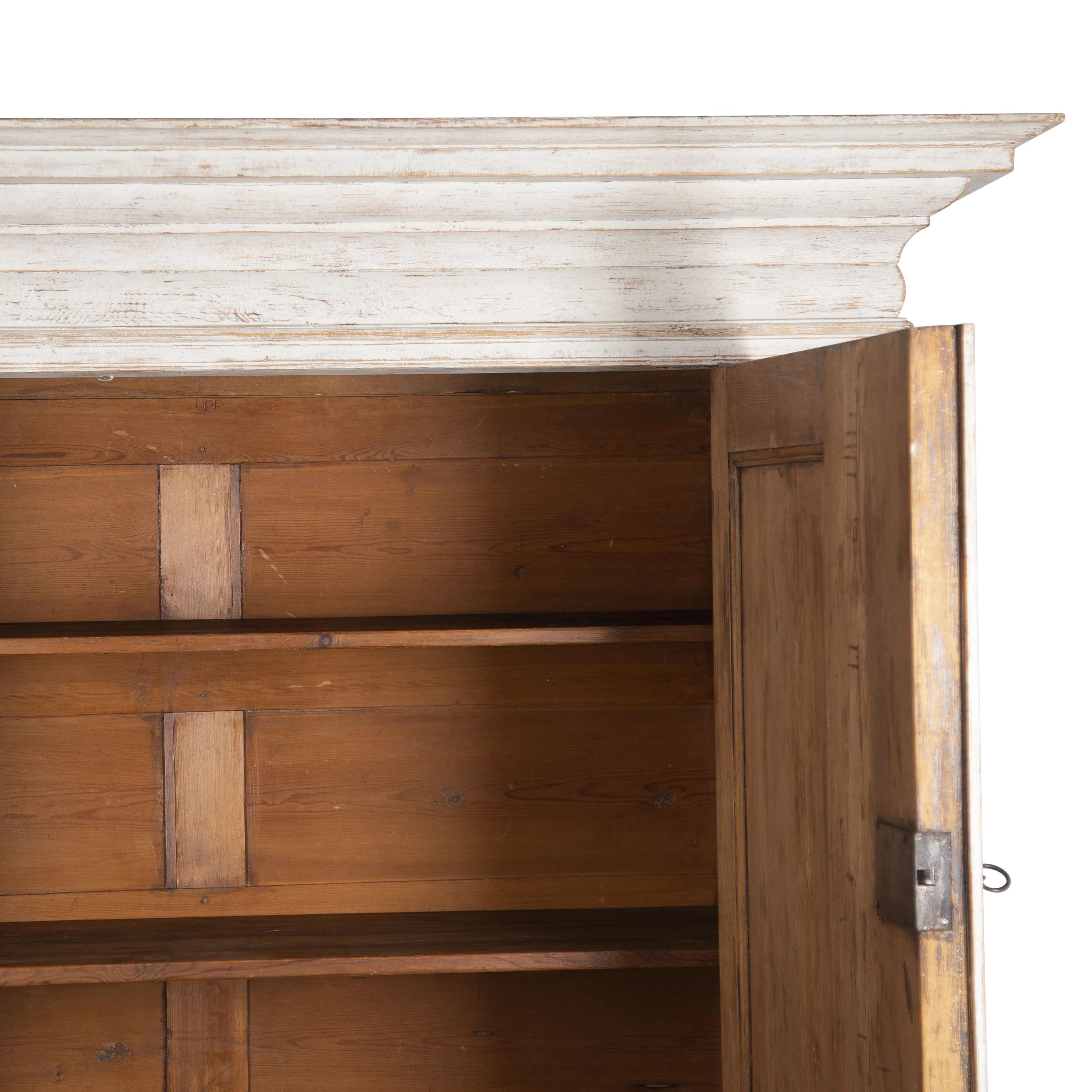 Large 18th Century Swedish Baroque Cabinet For Sale 7
