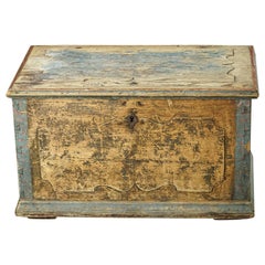 Large 18th Century Swedish Blanket Box