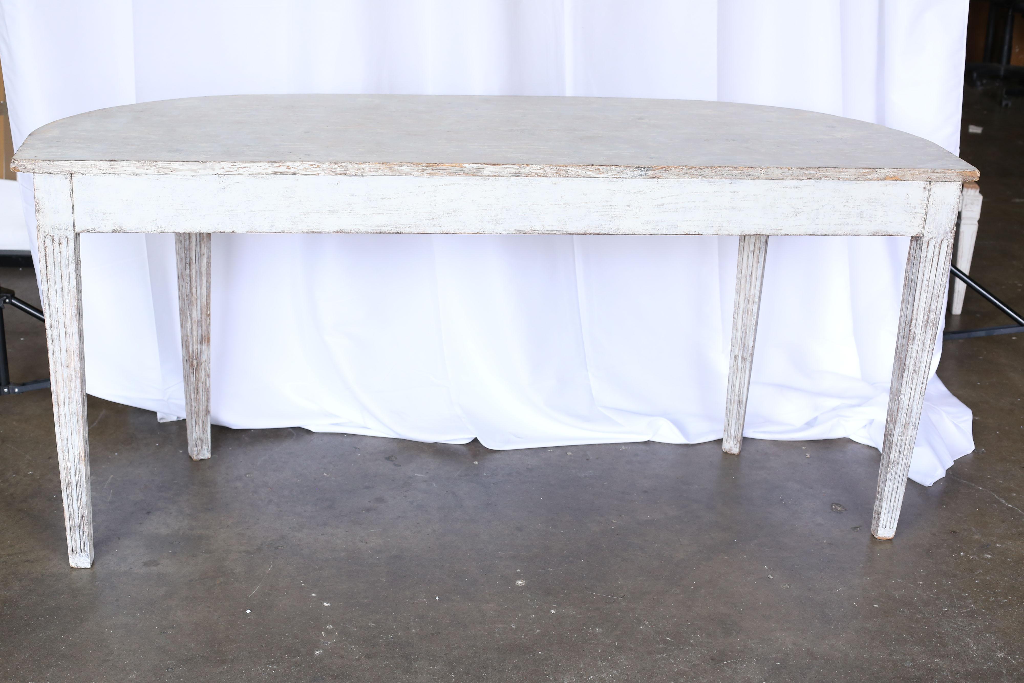 Large 19th Century Swedish Console or Serving Table 5