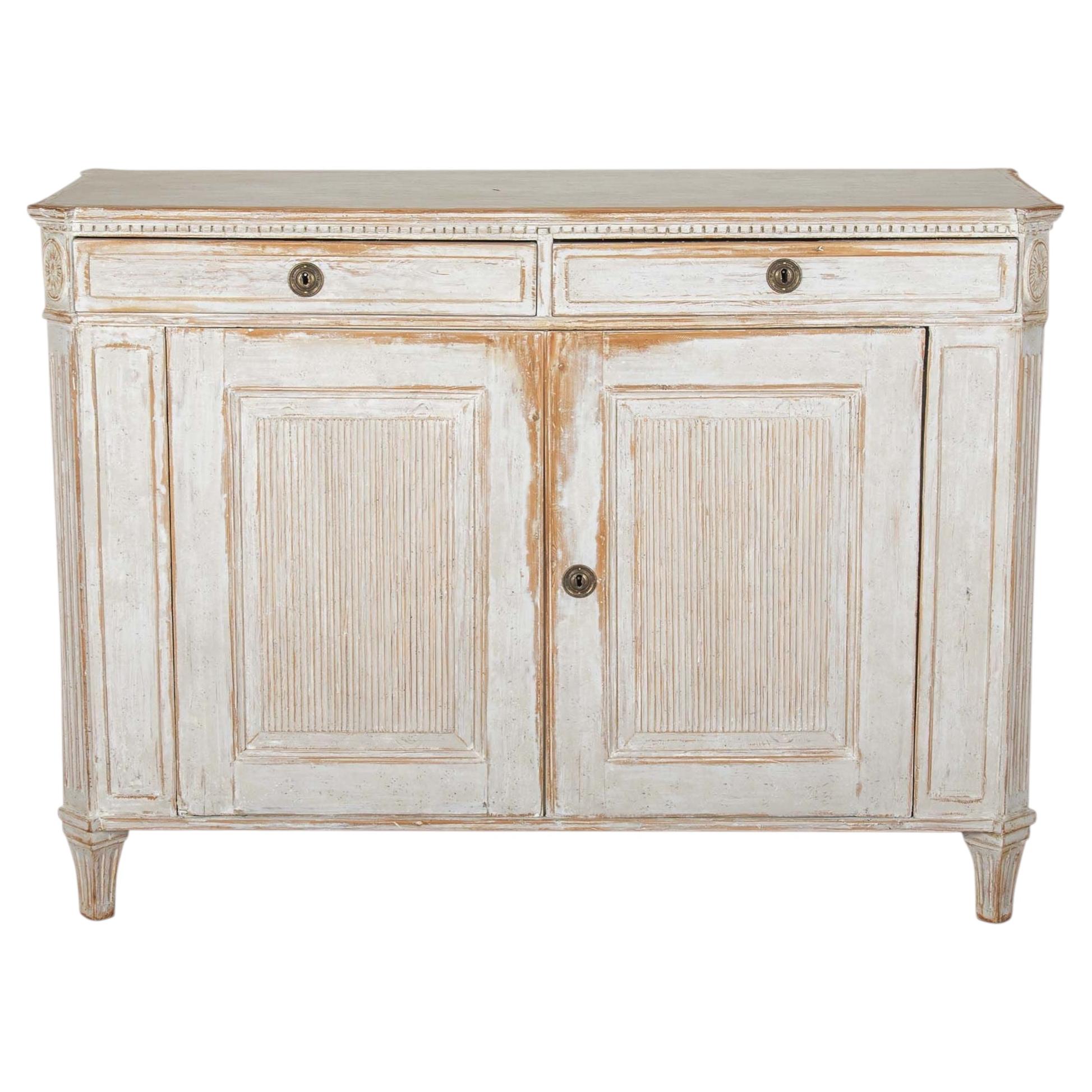 Large 18th Century Swedish Gustavian Buffet