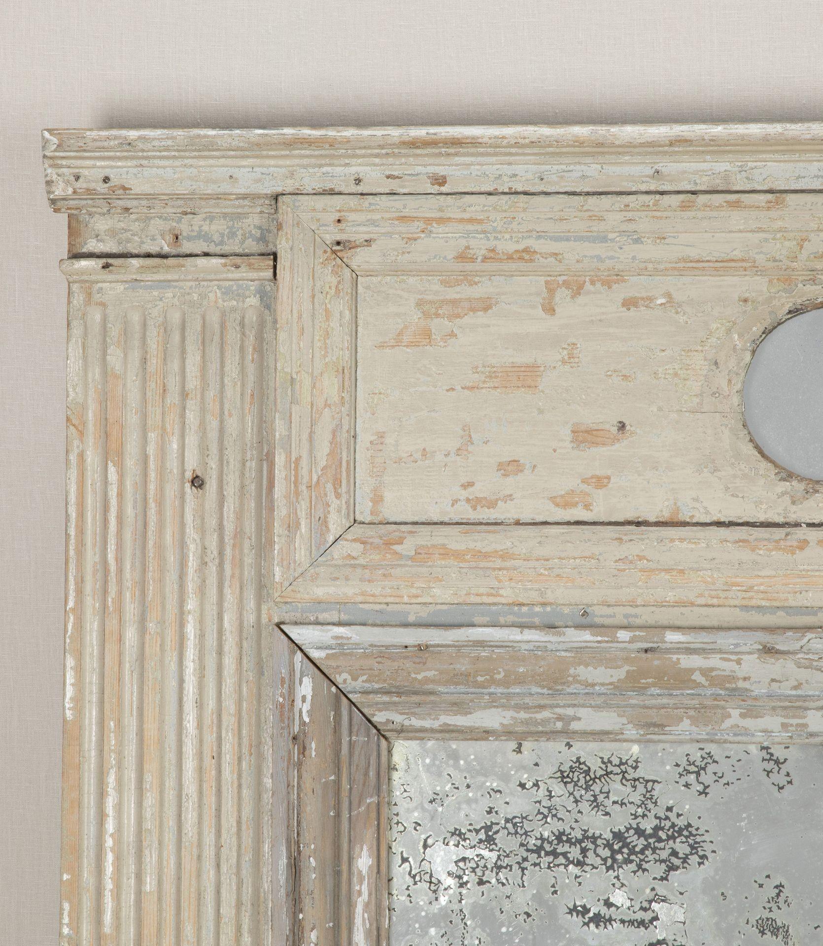 Large 18th Century Swedish Gustavian Mirror In Good Condition For Sale In Gloucestershire, GB