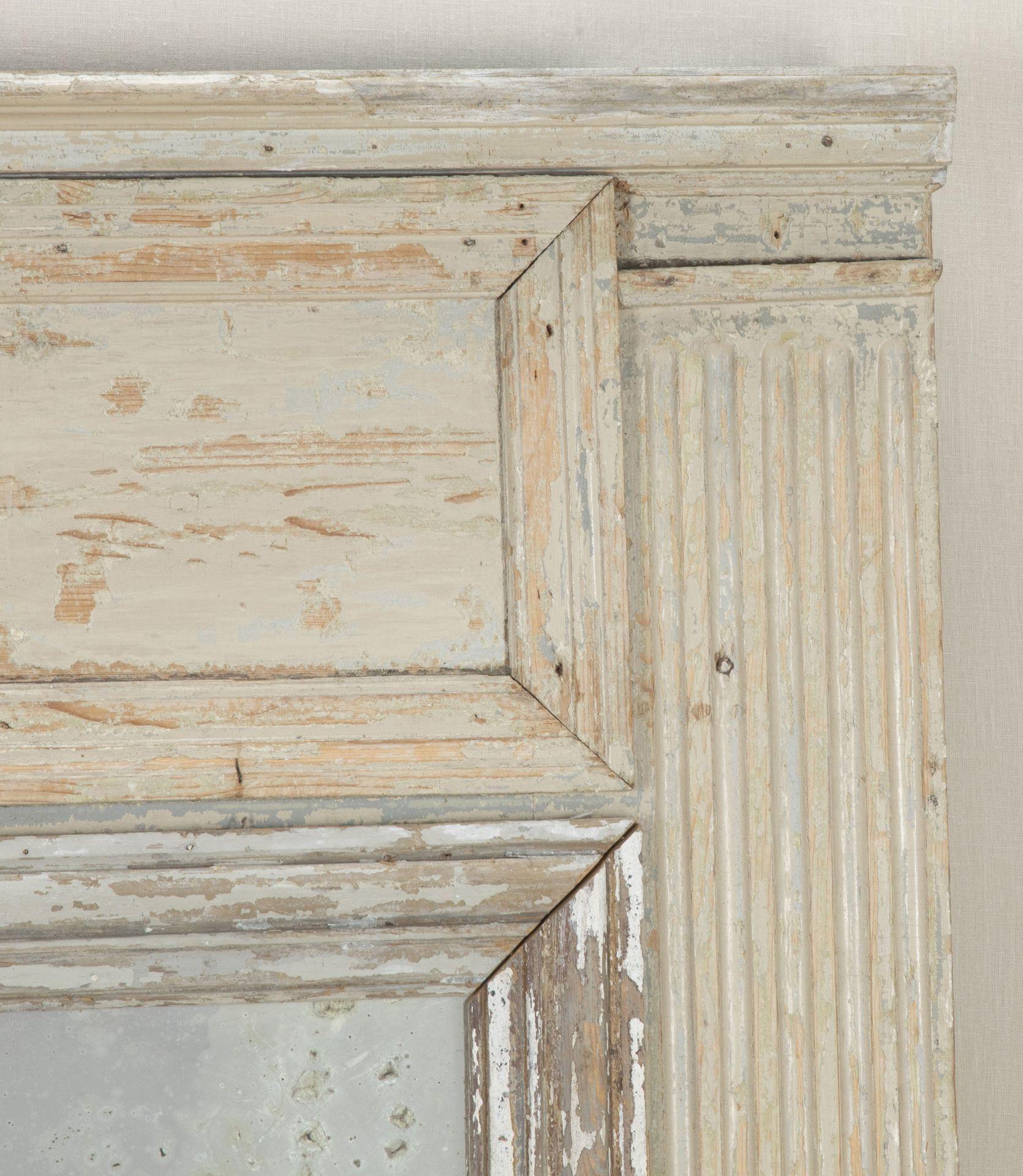 Large 18th Century Swedish Gustavian Mirror For Sale 1