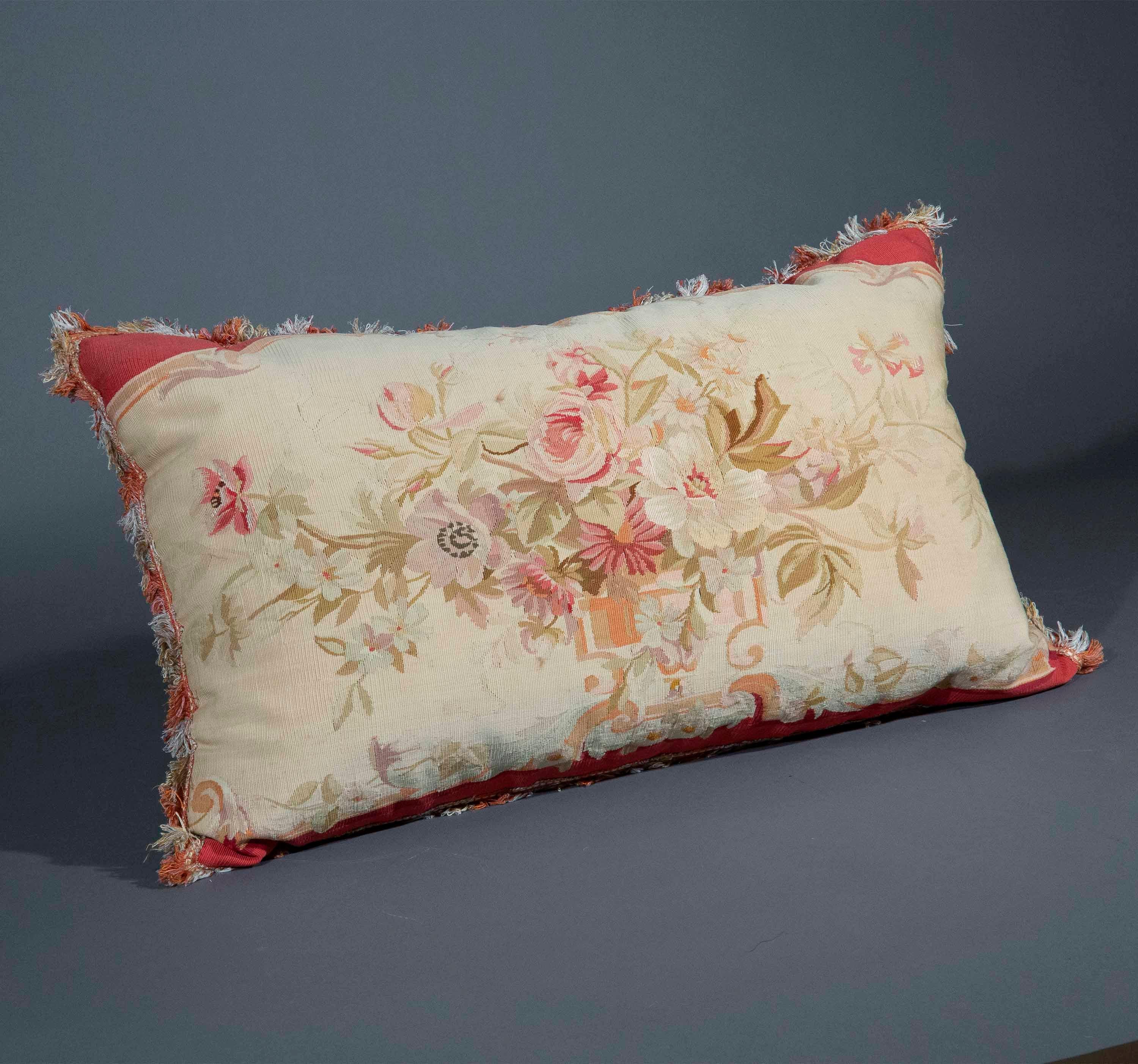 Louis XVI Large 18th Century Tapestry Cushion or Pillow