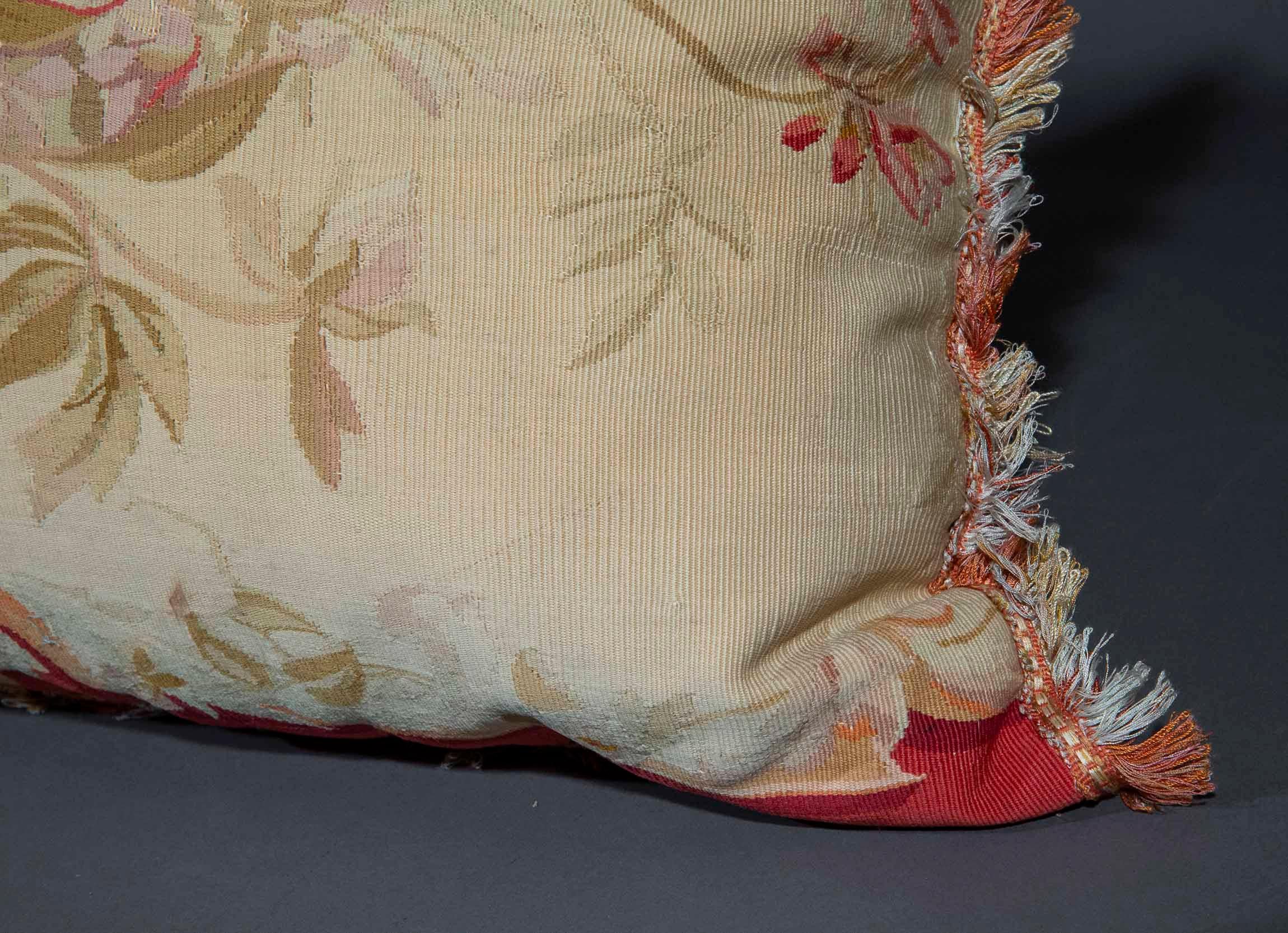 Large 18th Century Tapestry Cushion or Pillow 2