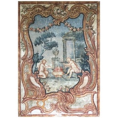 Large 18th Century “Toile Peinte” Tapestry