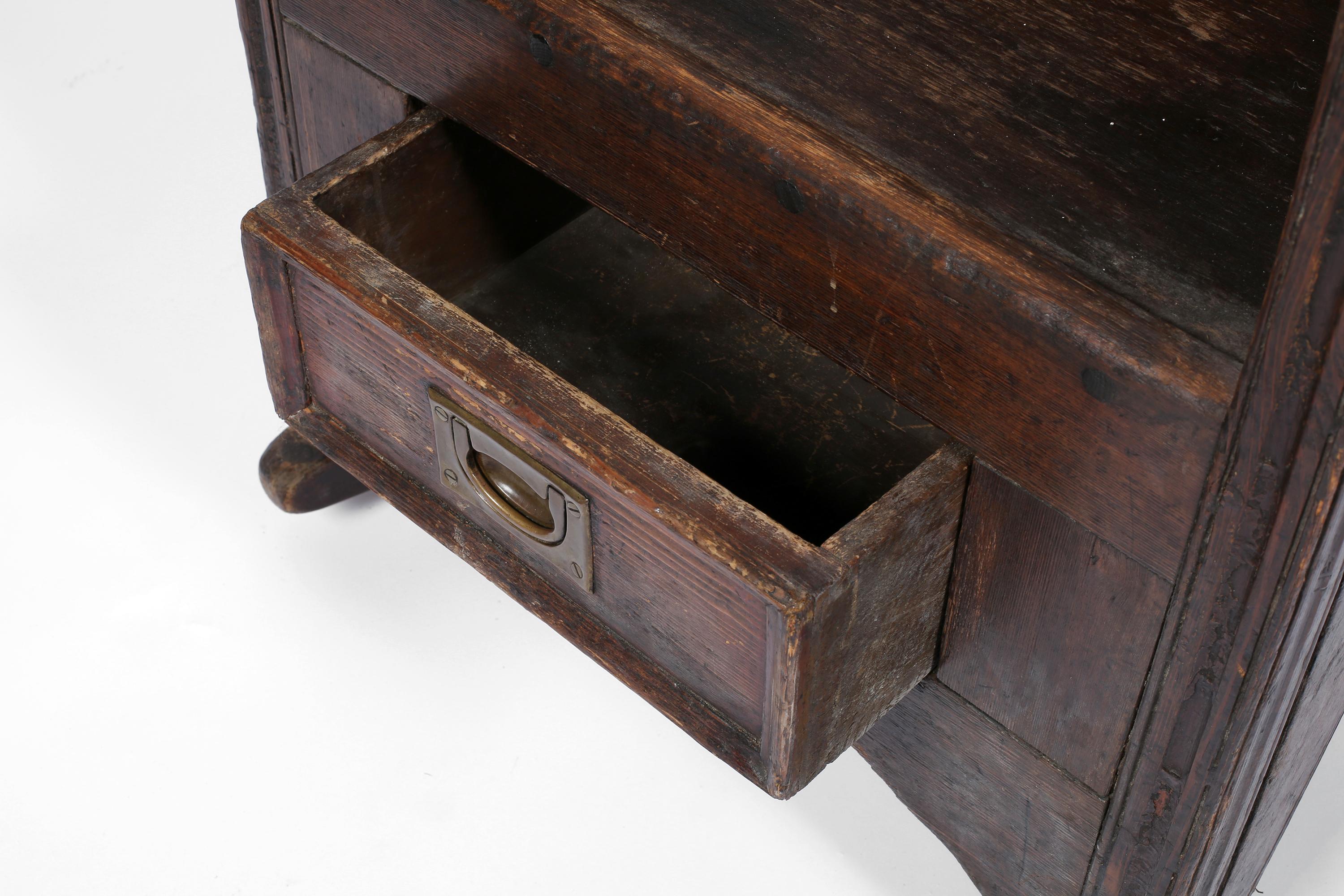 Gran silla de cordero vernácula de Lancashire del siglo XVIII en Bueno estado para la venta en London, GB
