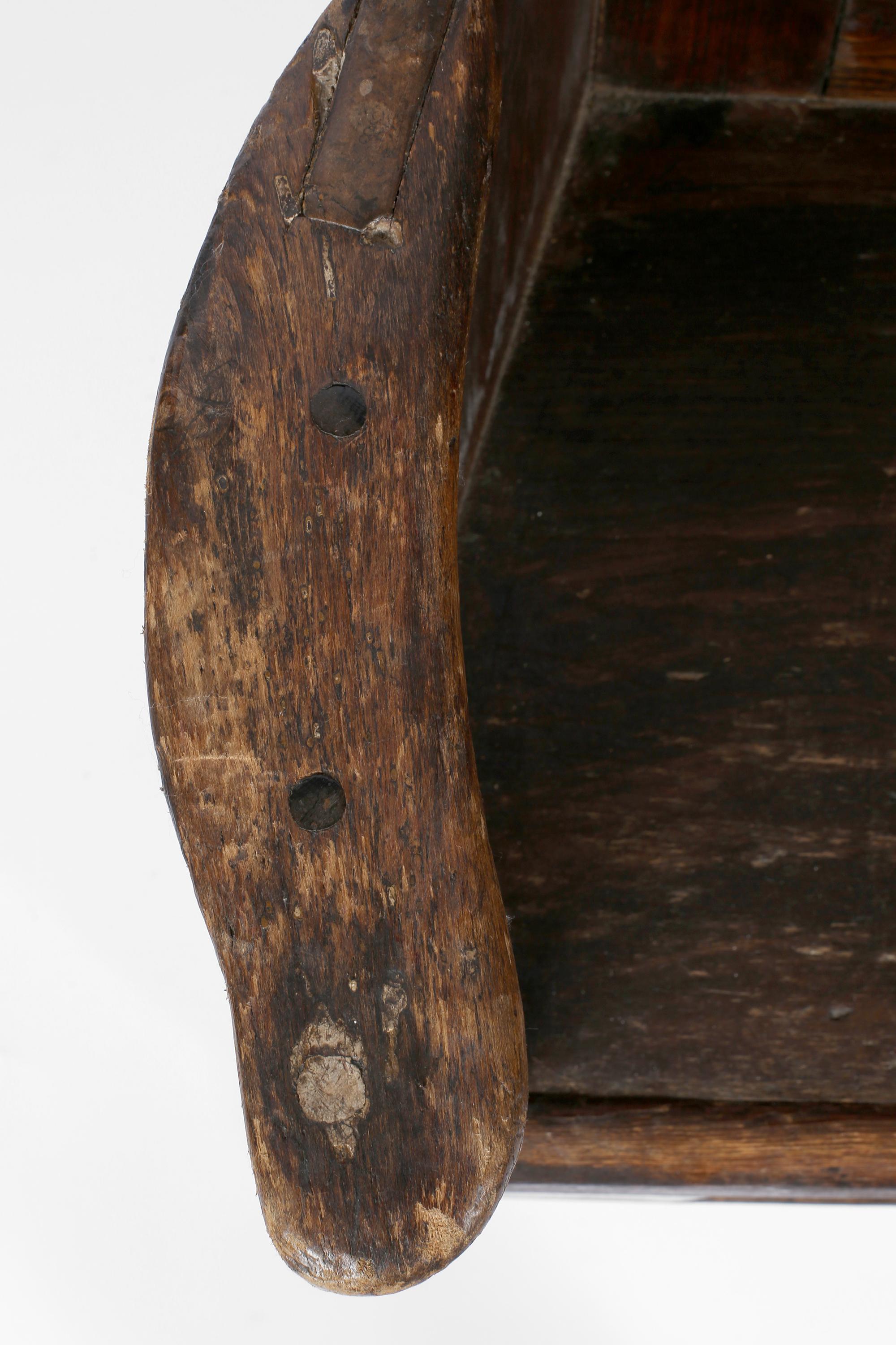 Großer, volkstümlicher Lancashire-Lammfellstuhl aus dem 18. Jahrhundert im Angebot 1