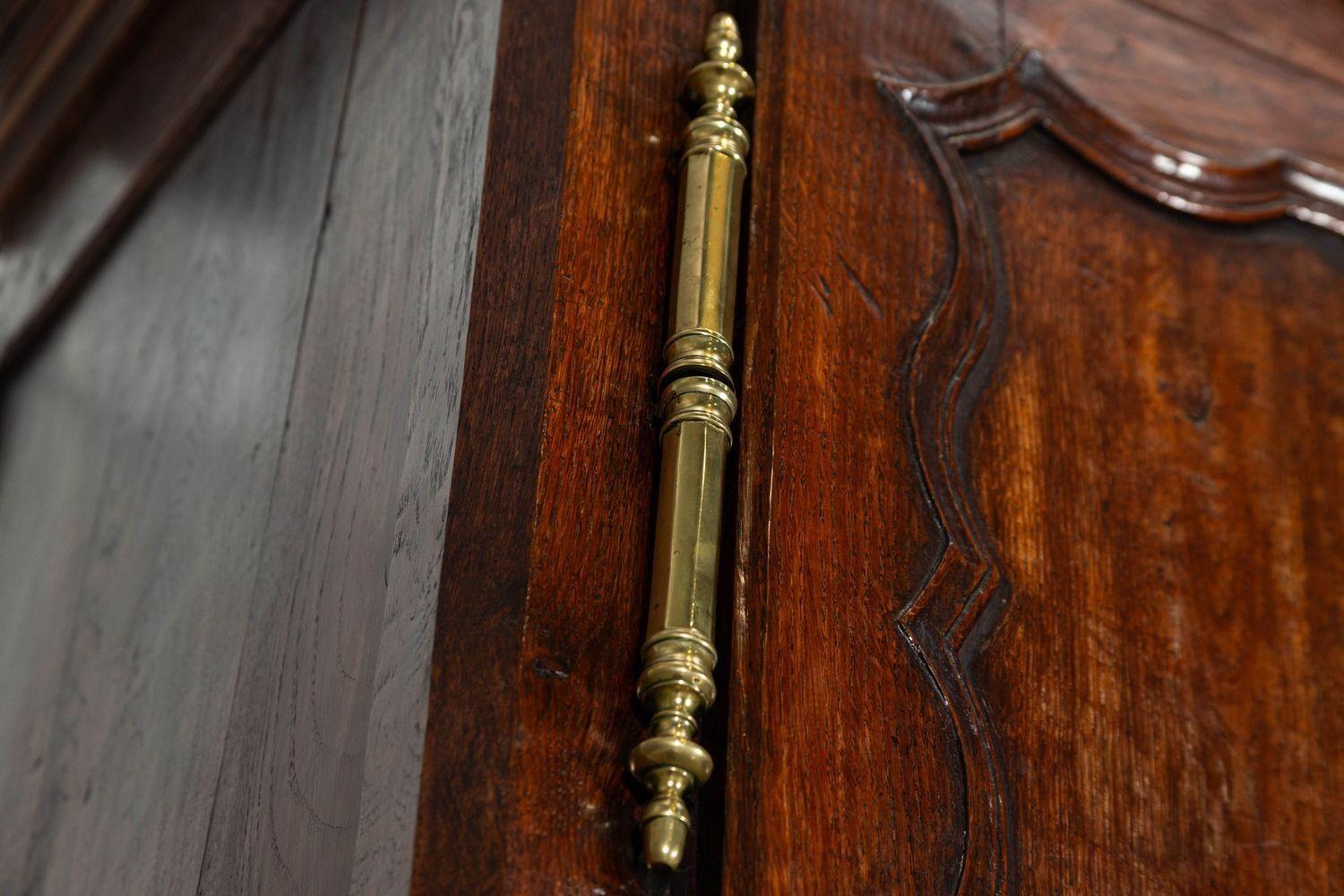 Large 18thC French Oak Armoire For Sale 9