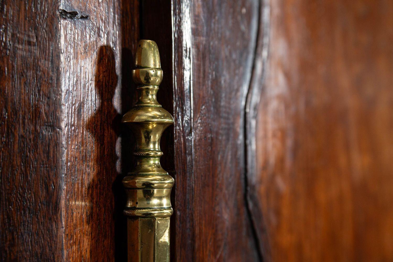 Large 18thC French Oak Armoire For Sale 14