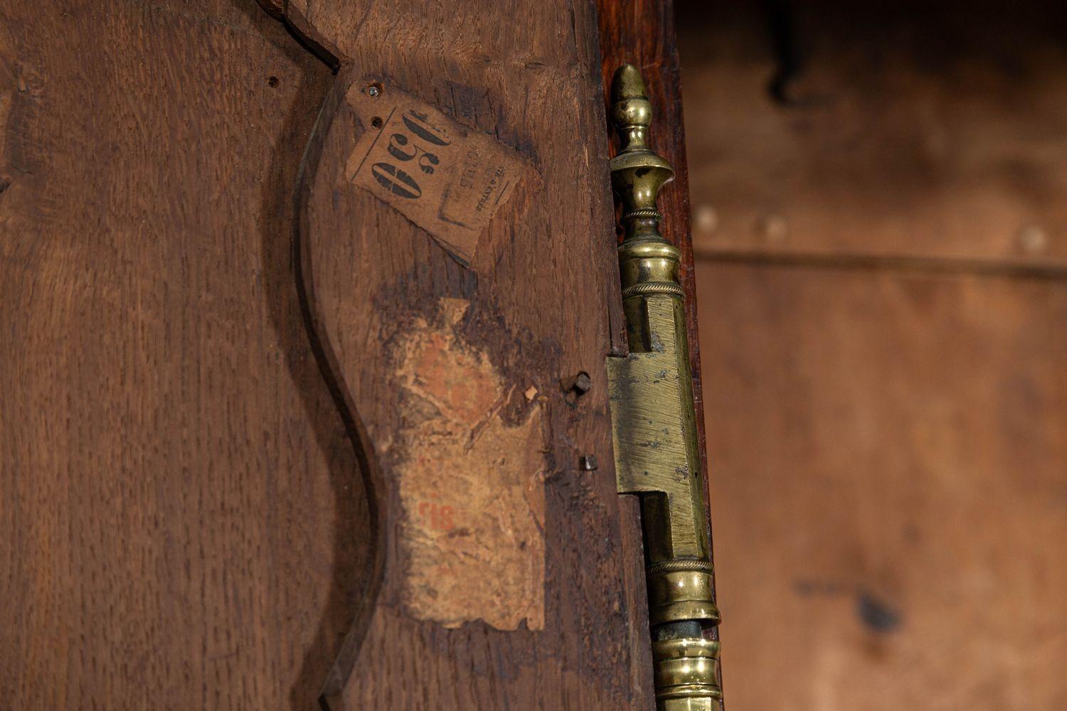 Large 18thC French Oak Armoire For Sale 15