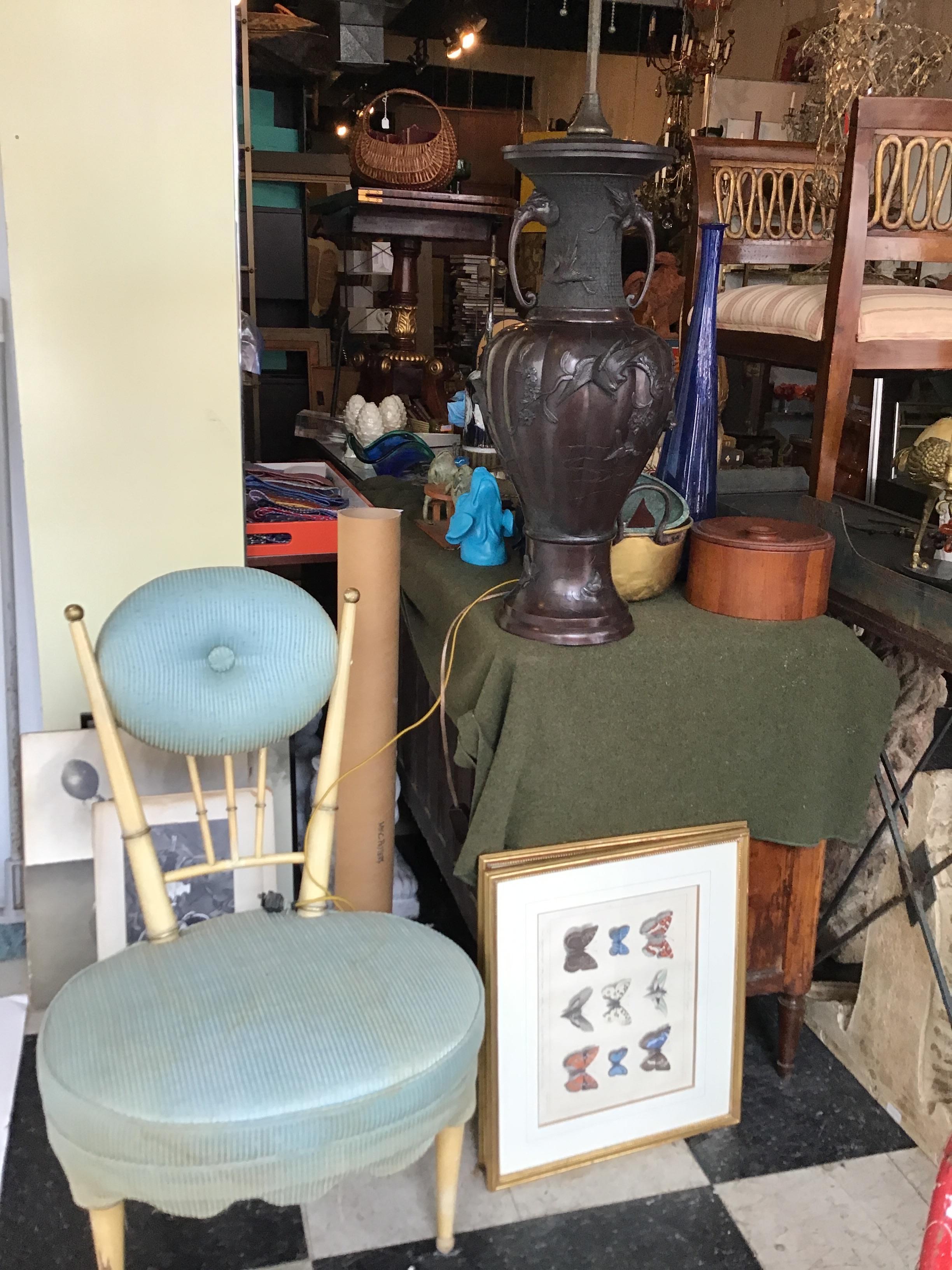 Large 1910 Bronze Japanese Table Lamp For Sale 12