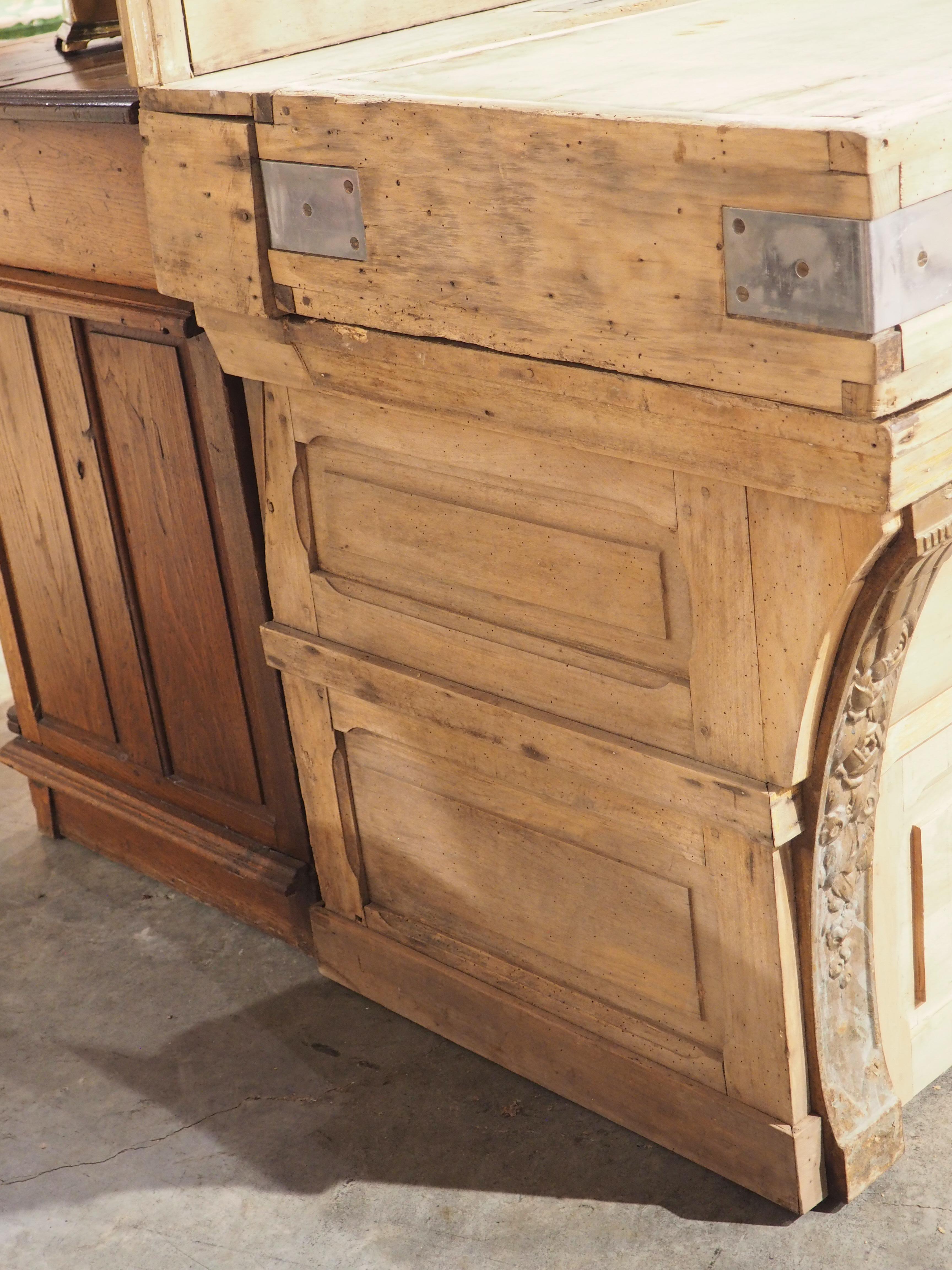 Large 1920s Parisian Butcher Block 12