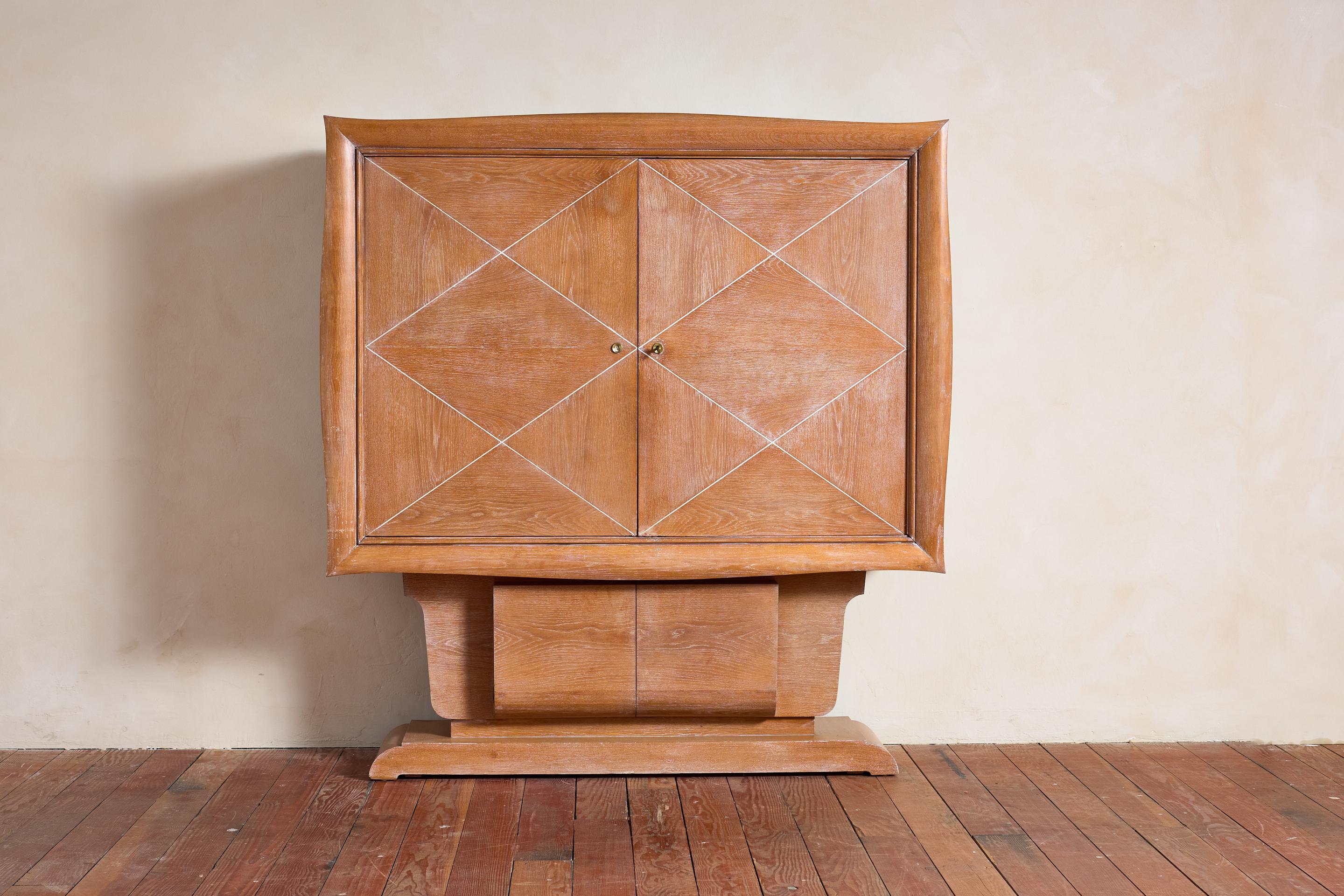French Large 1930's Art Deco Cabinet For Sale