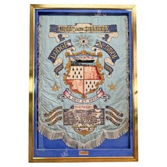 Large 1930
s Embroidered English Freemasons Banner
