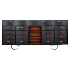 Large 1930s German Modernist Showcase Counter with Drawers