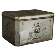Gran caja de hojalata de los años 30 "Kaffee-Schilling", Schilling & Sohn Bremen Lata vintage