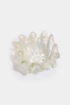 Gran cuenco de concha de cristal de Murano Barovier e Toso de los años 40
