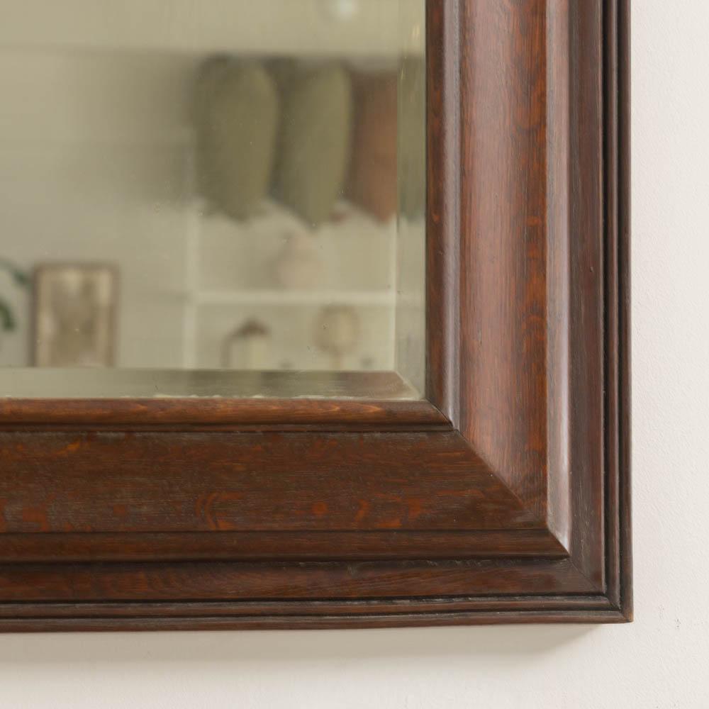 Grande specchio francese in Wood intagliato degli anni '40 in vendita 1